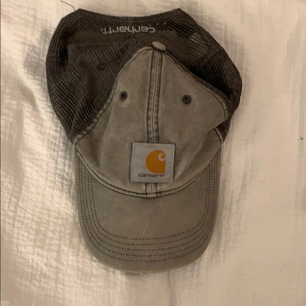 Carhartt Hat Gray Trucker Hat